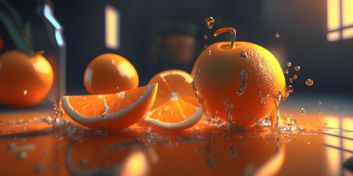 Нейросеть сгенерировала апельсины