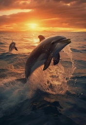 Дельфин, нейросеть