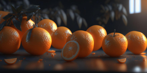 Апельсины от нейросети