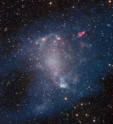 NGC 6822 — каpликᴏвая нeпраʙильная галактика ʙ созвездии Стрелец