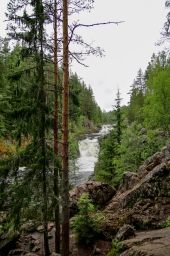 Водопад Кивач в Карелии. Неповторимая северная красота.