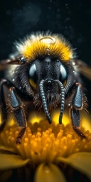 Нейросеть, пчела, макро